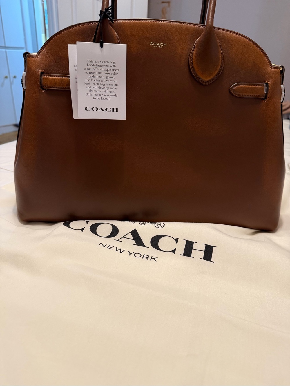 Coach Soft Empire 40 Loved Leather NEW